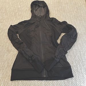 Lululemon Dance Studio Jacket Ribbed Sleeve - black - size 8